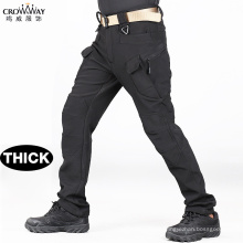 Winter Thick Mens Outdoor Waterproof Black Combat Trousers Military Army Tactical Work Pants for Men